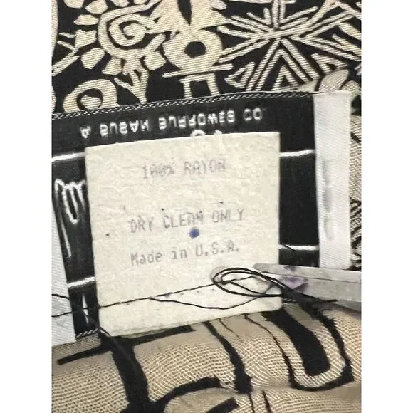 vtg Laura Kieffer‎ Susan Burrowes Artsy Women's 14 Rayon Open Front Cardigan - Picture 6 of 11